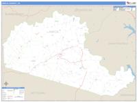 Amelia County, VA Wall Map Zip Code