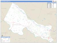 Goochland County, VA Wall Map Zip Code