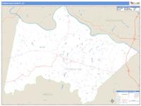 Powhatan County, VA Wall Map Zip Code