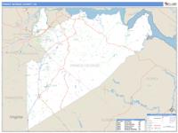 Prince George County, VA Wall Map