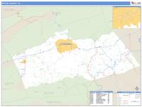 Wythe County, VA Wall Map Zip Code