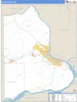 Benton County, WA Wall Map Zip Code