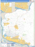 Clark County, WA Wall Map Zip Code