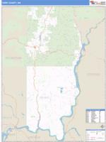 Ferry County, WA Wall Map Zip Code