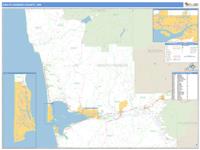 Grays Harbor County, WA Wall Map Zip Code