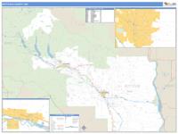 Kittitas County, WA Wall Map Zip Code