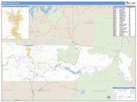 Lewis County, WA Wall Map Zip Code