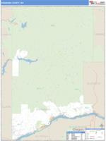 Skamania County, WA Wall Map Zip Code