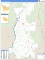 Stevens County, WA Wall Map Zip Code