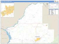 Walla Walla County, WA Wall Map Zip Code