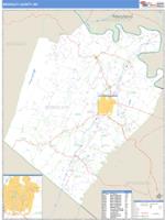 Berkeley County, WV Wall Map Zip Code
