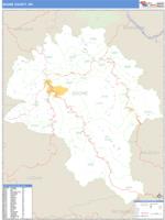 Boone County, WV Wall Map Zip Code