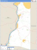 Brooke County, WV Wall Map Zip Code