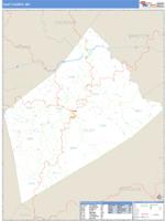 Clay County, WV Wall Map Zip Code