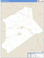 Gilmer County, WV Wall Map Zip Code