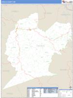 Lincoln County, WV Wall Map Zip Code