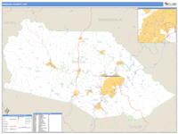 Marion County, WV Wall Map Zip Code