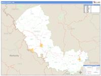 Mingo County, WV Wall Map