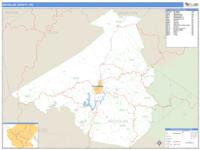 Nicholas County, WV Wall Map