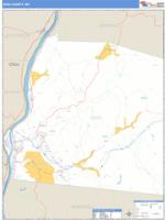 Ohio County, WV Wall Map Zip Code