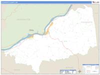 Pleasants County, WV Wall Map