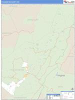 Pocahontas County, WV Wall Map Zip Code
