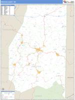 Preston County, WV Wall Map Zip Code