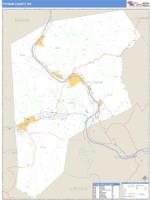 Putnam County, WV Wall Map Zip Code