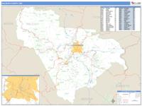 Raleigh County, WV Wall Map