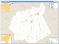 Ritchie County, WV Wall Map Zip Code
