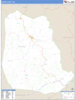 Roane County, WV Wall Map Zip Code