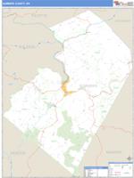 Summers County, WV Wall Map Zip Code
