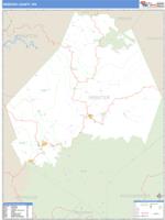 Webster County, WV Wall Map Zip Code