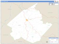 Wirt County, WV Wall Map Zip Code