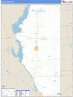 Adams County, WI Wall Map Zip Code