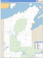 Bayfield County, WI Wall Map Zip Code