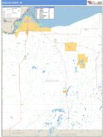 Douglas County, WI Wall Map Zip Code