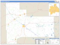 Jackson County, WI Wall Map Zip Code