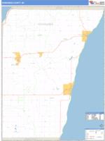 Kewaunee County, WI Wall Map Zip Code