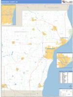 Manitowoc County, WI Wall Map Zip Code
