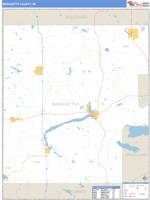 Marquette County, WI Wall Map Zip Code