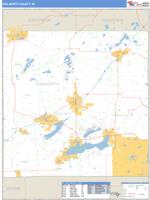 Walworth County, WI Wall Map Zip Code