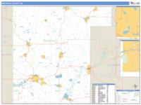 Waupaca County, WI Wall Map