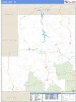 Carbon County, WY Wall Map Zip Code