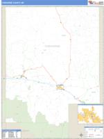 Converse County, WY Wall Map Zip Code