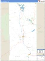 Platte County, WY Wall Map Zip Code