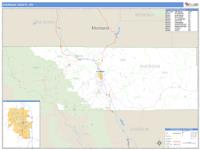 Sheridan County, WY Wall Map Zip Code