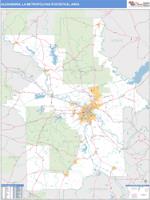 Alexandria Metro Area Wall Map