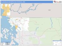 Bellingham Metro Area Wall Map