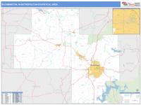 Bloomington Metro Area Wall Map